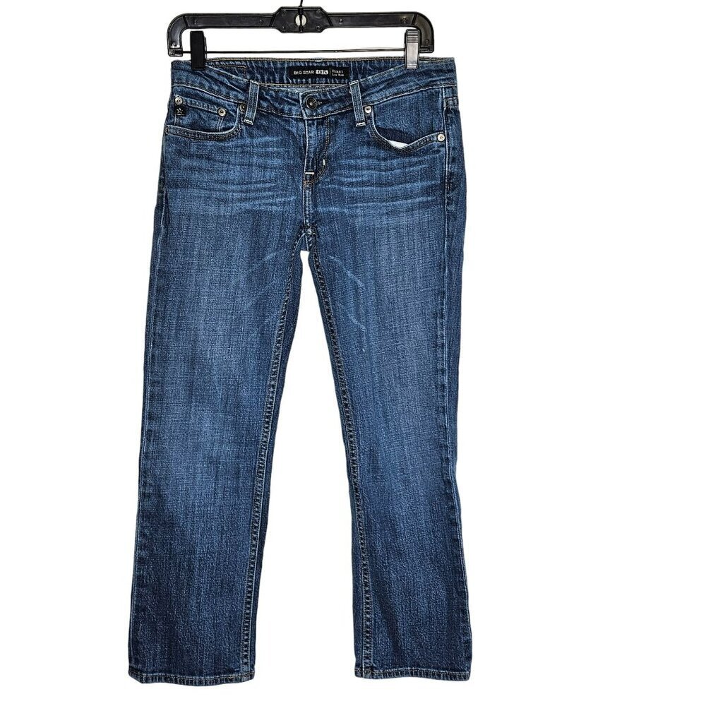 Big Star Rikki Low Rise‎ Straight Leg Denim Blue Jean Size 28